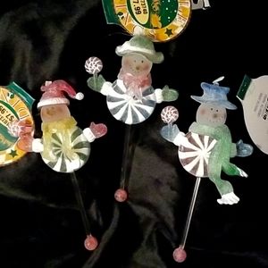 Lollipop ornaments. Set of three